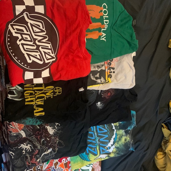Selling Skateboard, surf, band shirt LOT. - Picture 1 of 4